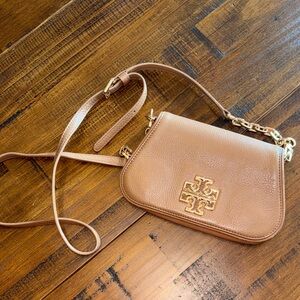 Tory Burch Light Brown Crossbody Bag